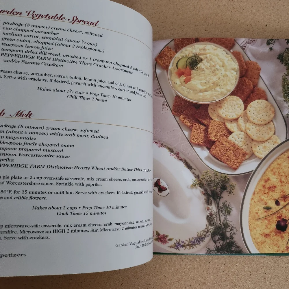 Pepperidge Farm Easy Entertaining Recipes for Family and Friends